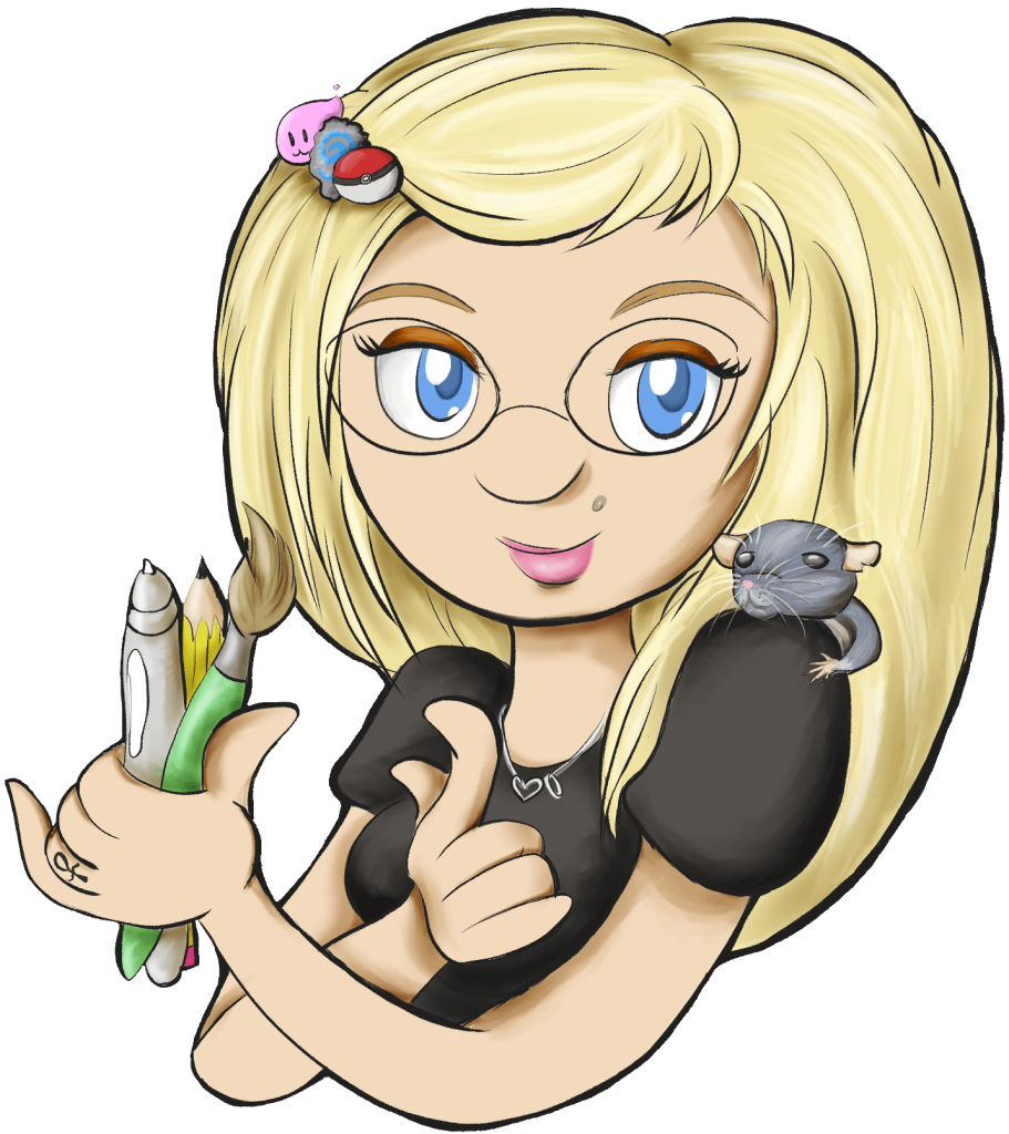 Nesi drawn Author of AFK with Me